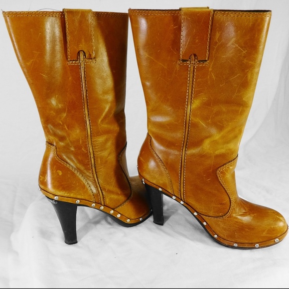 MICHAEL KORS Women's Tan Boots Size 5 - Picture 2 of 8